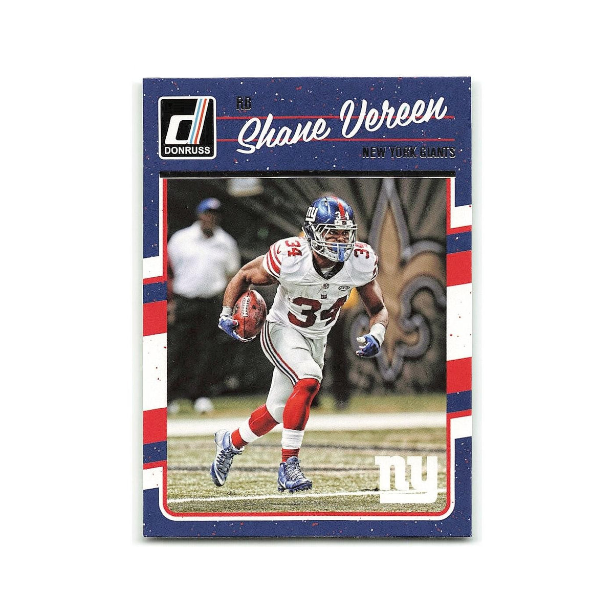 Shane Vereen 2016 Donruss #204 New York Giants Football Card NM