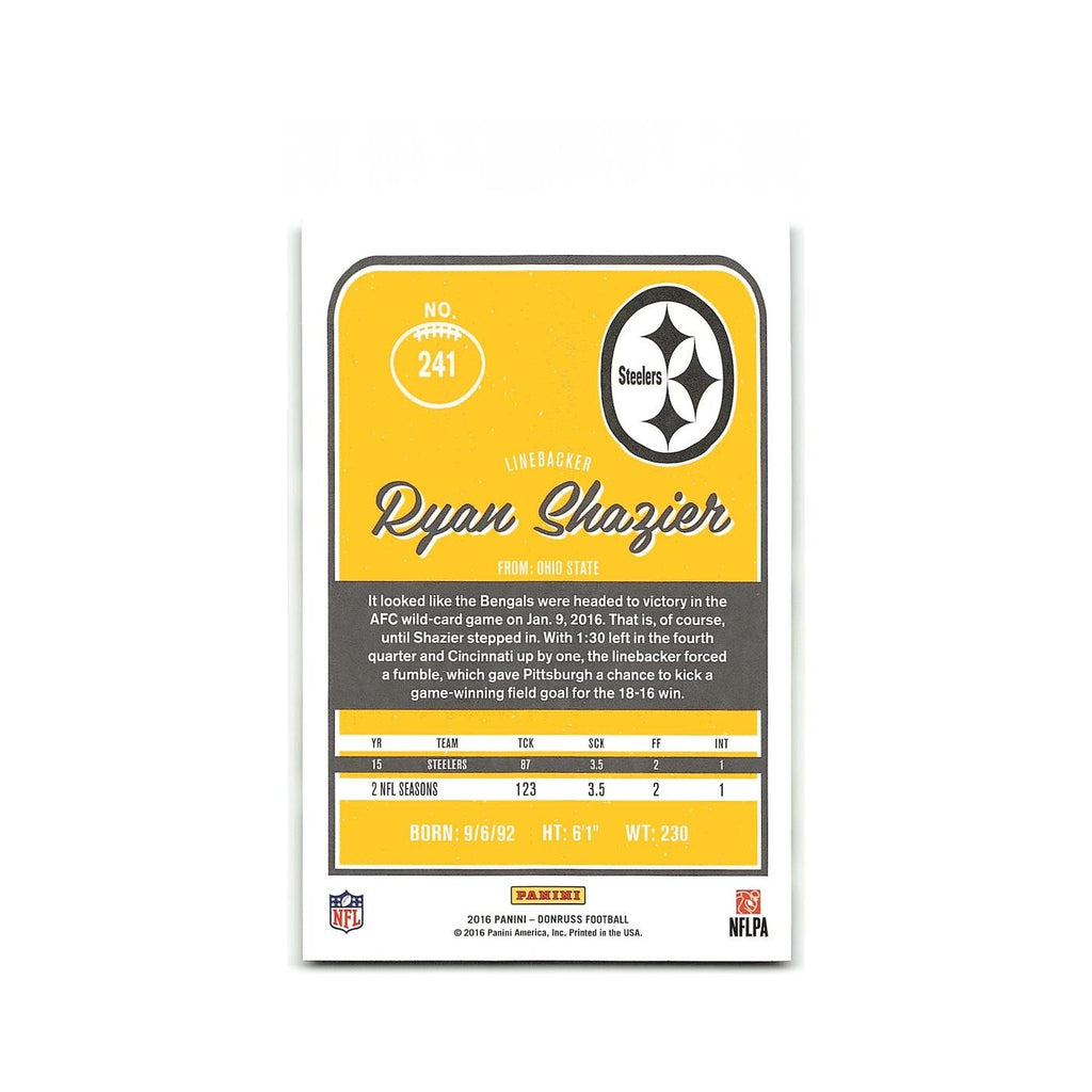 Ryan Shazier 2016 Donruss #241 Pittsburgh Steelers Football Card NM