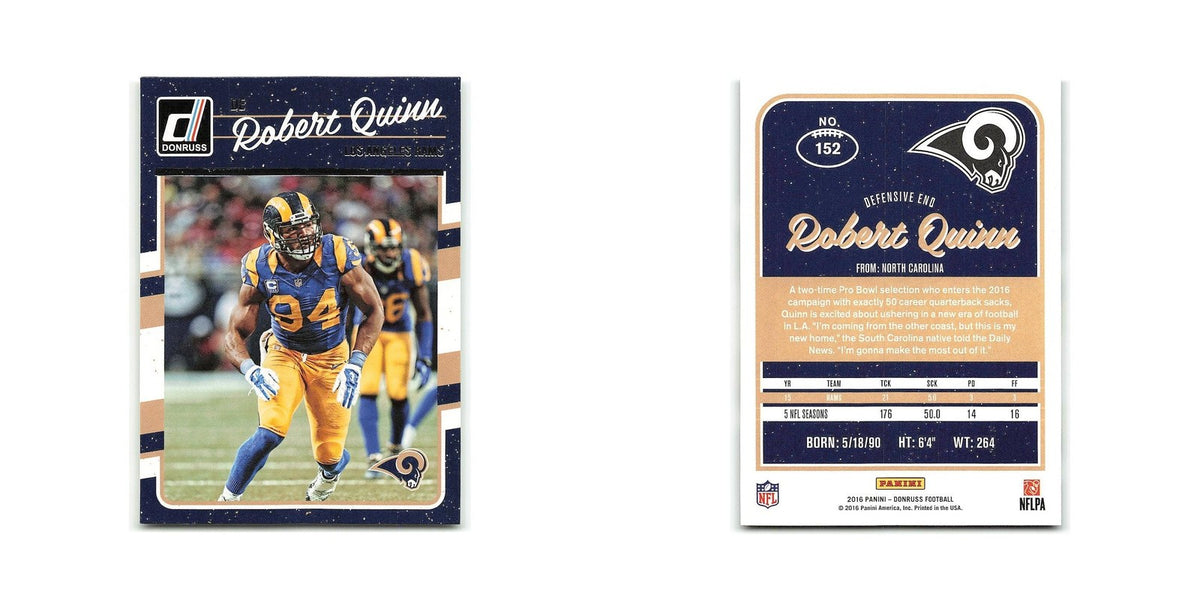 Robert Quinn 2016 Donruss #152 Los Angeles Rams Football Card NM