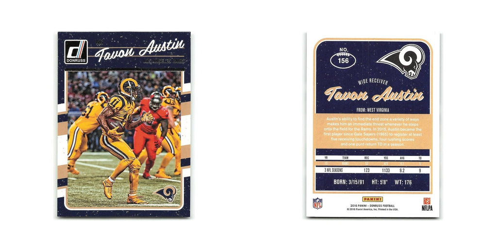 Tavon Austin 2016 Donruss #156 Los Angeles Rams Football Card NM