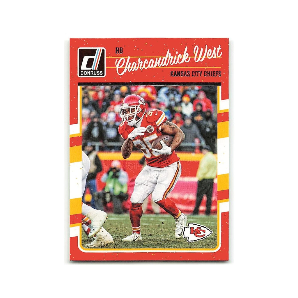 Charcandrick West 2016 Donruss #145 Kansas City Chiefs Football Card NM