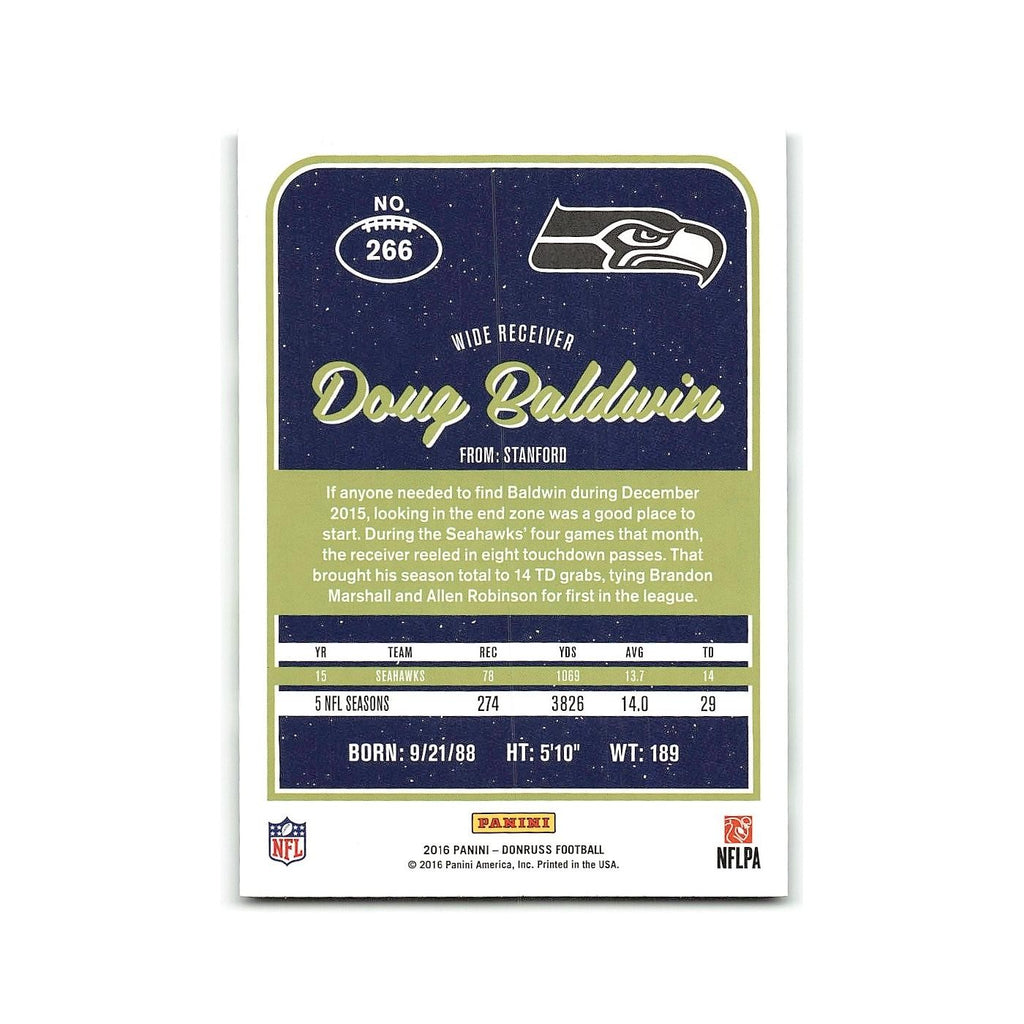 Doug Baldwin 2016 Donruss #266 Seattle Seahawks Football Card NM