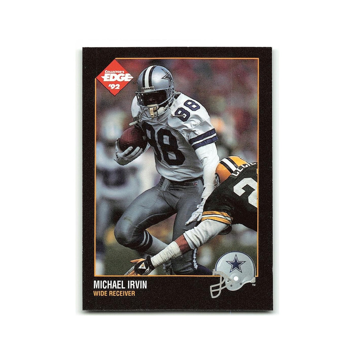 Michael Irvin 1992 Collector's Edge #33 Dallas Cowboys Football Card NM