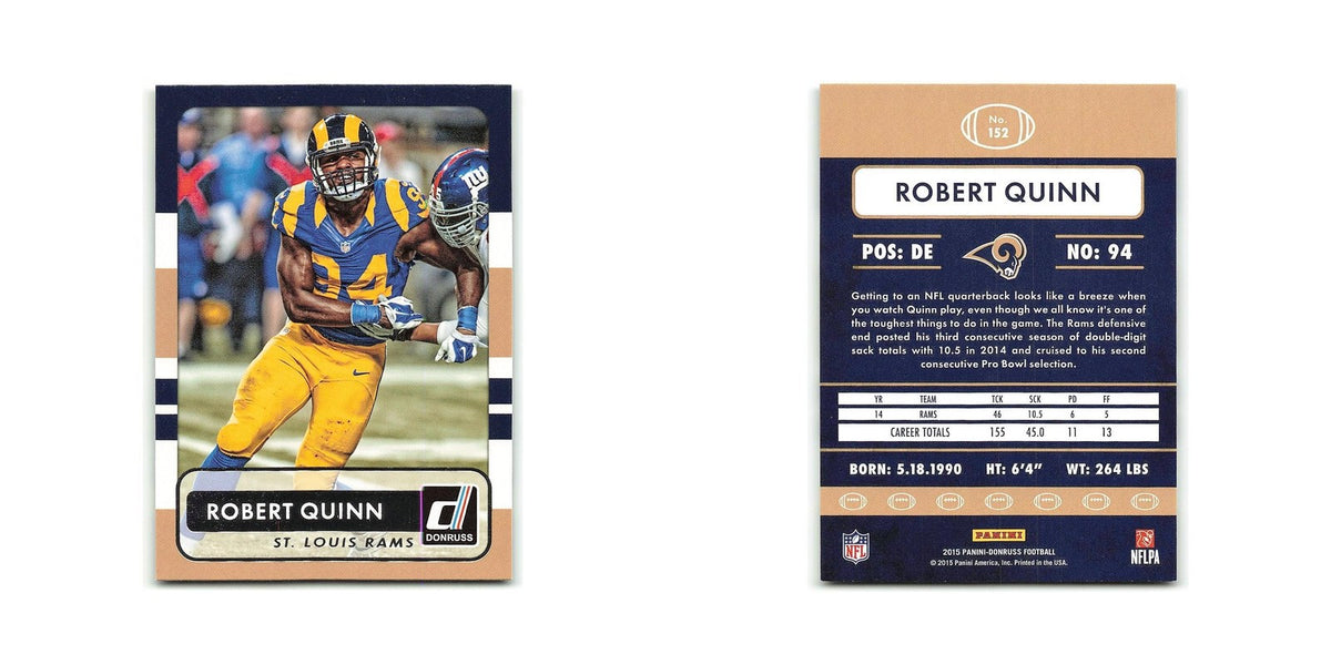 Robert Quinn 2015 Donruss #152 St. Louis Rams Football Card NM