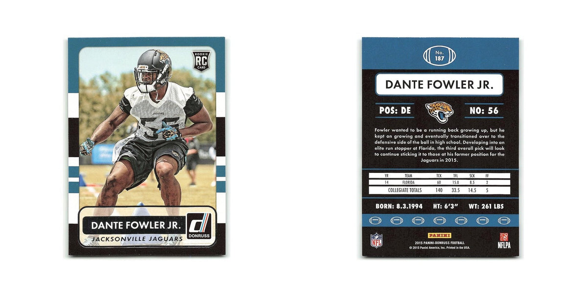 Dante Fowler Jr. Rookie 2015 Donruss #187 Jacksonville Jaguars Football Card NM