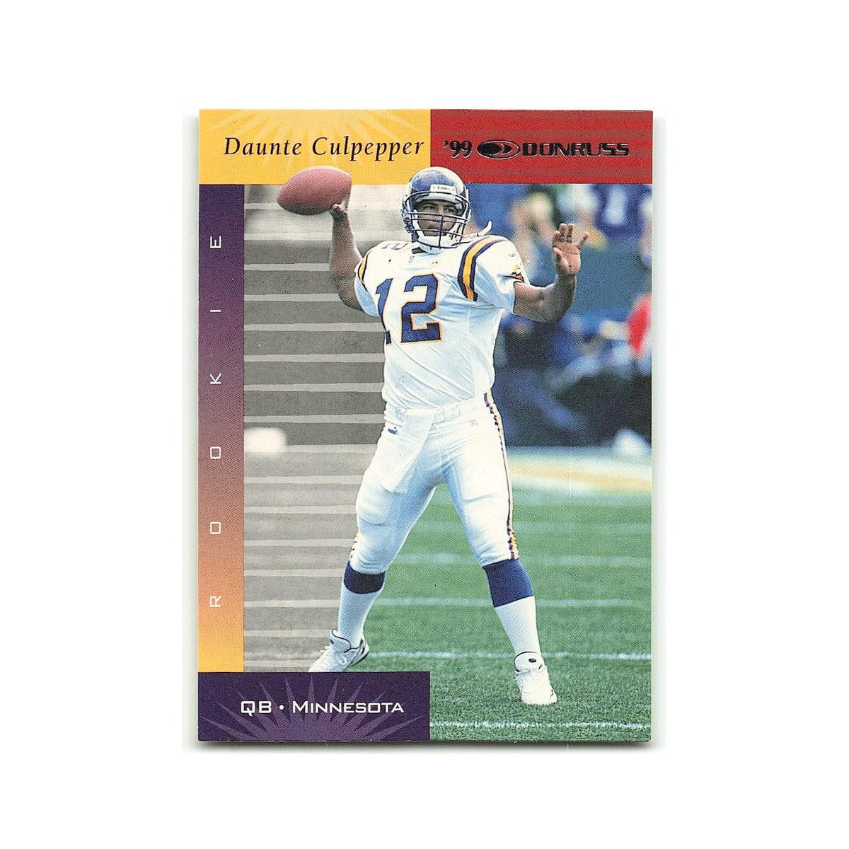 Daunte Culpepper Rookie 1999 Donruss #151 Minnesota Vikings Football Card NM