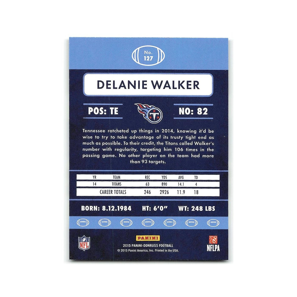 Delanie Walker 2015 Donruss #127 Tennessee Titans Football Card NM