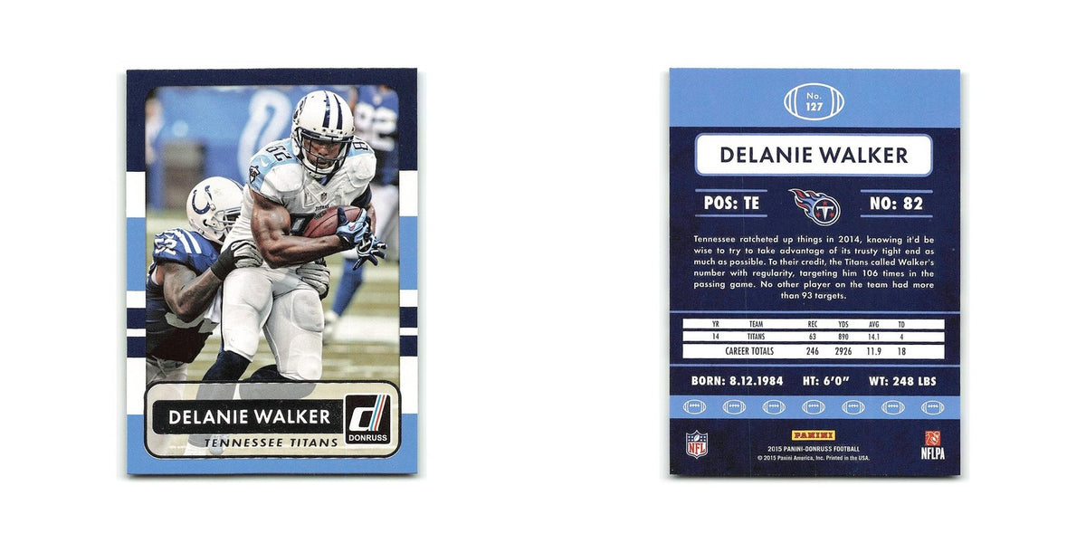 Delanie Walker 2015 Donruss #127 Tennessee Titans Football Card NM