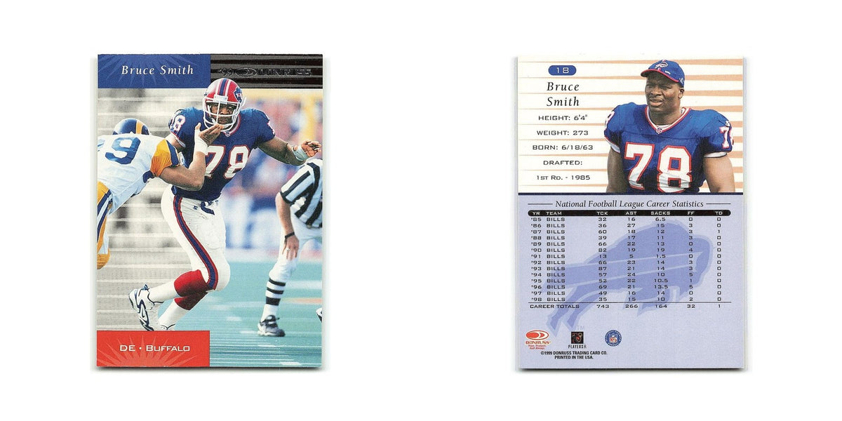Bruce Smith 1999 Donruss #18 Buffalo Bills Football Card NM