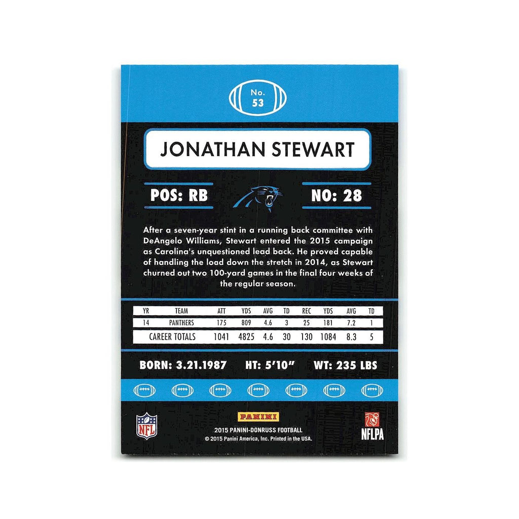 Jonathan Stewart 2015 Donruss #53 Carolina Panthers Football Card NM