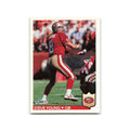 Steve Young 1992 Fleer #386 San Francisco 49ers Football Card NM