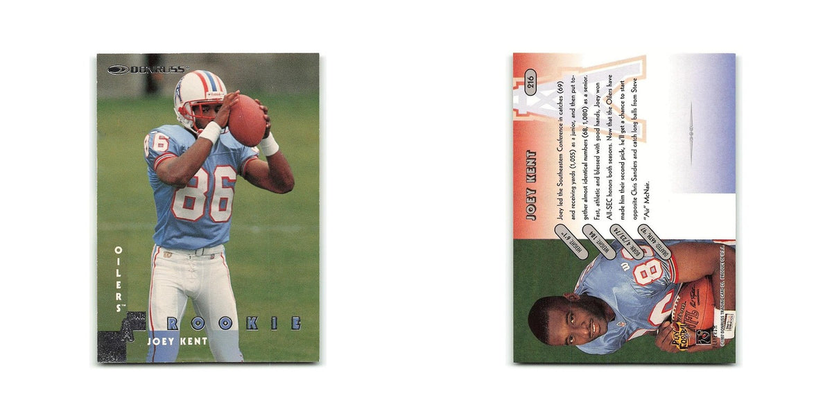 Joey Kent Rookie 1997 Donruss #216 Tennessee Oilers Football Card NM