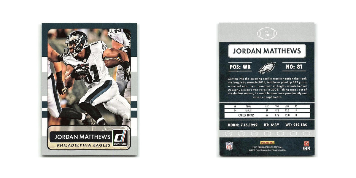 Jordan Matthews 2015 Donruss #78 Philadelphia Eagles Football Card NM