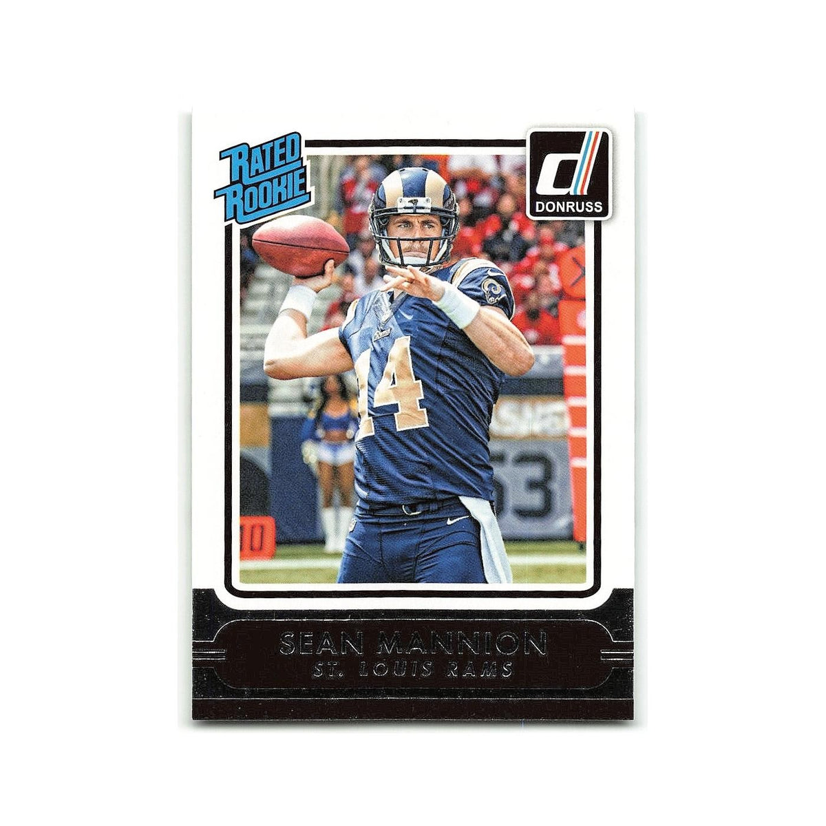 Sean Mannion Rookie 2015 Donruss #226 St. Louis Rams Football Card NM