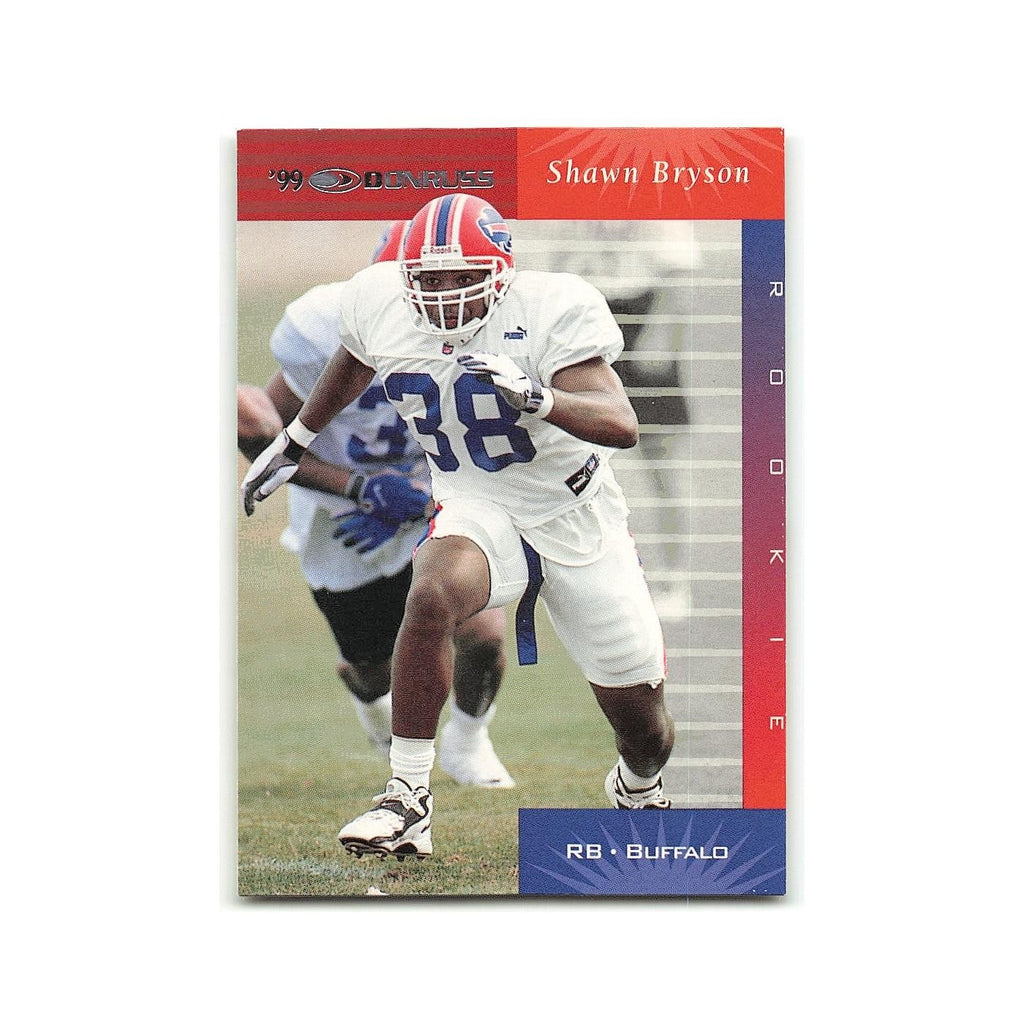 Shawn Bryson Rookie 1999 Donruss #168 Buffalo Bills Football Card NM