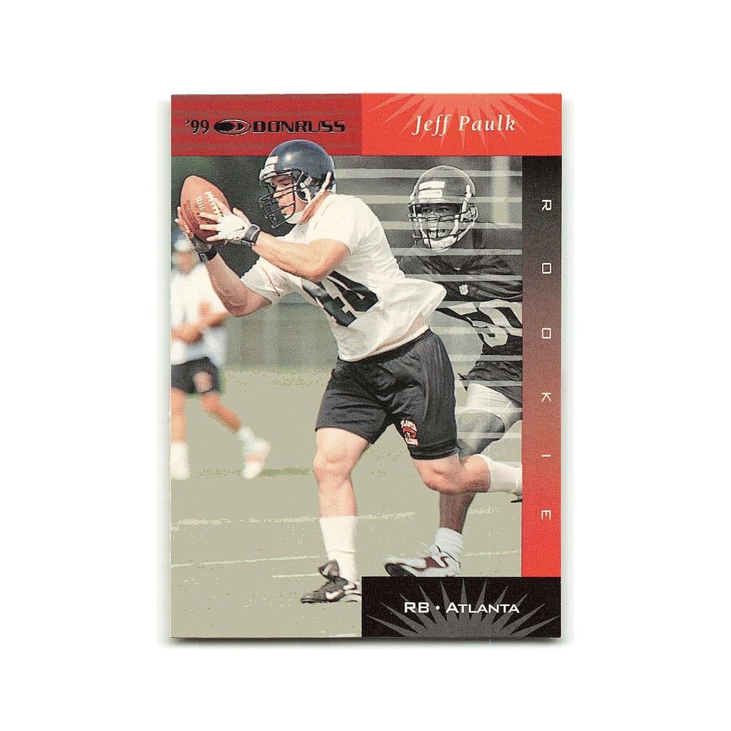 Jeff Paulk Rookie 1999 Donruss #169 Atlanta Falcons Football Card NM