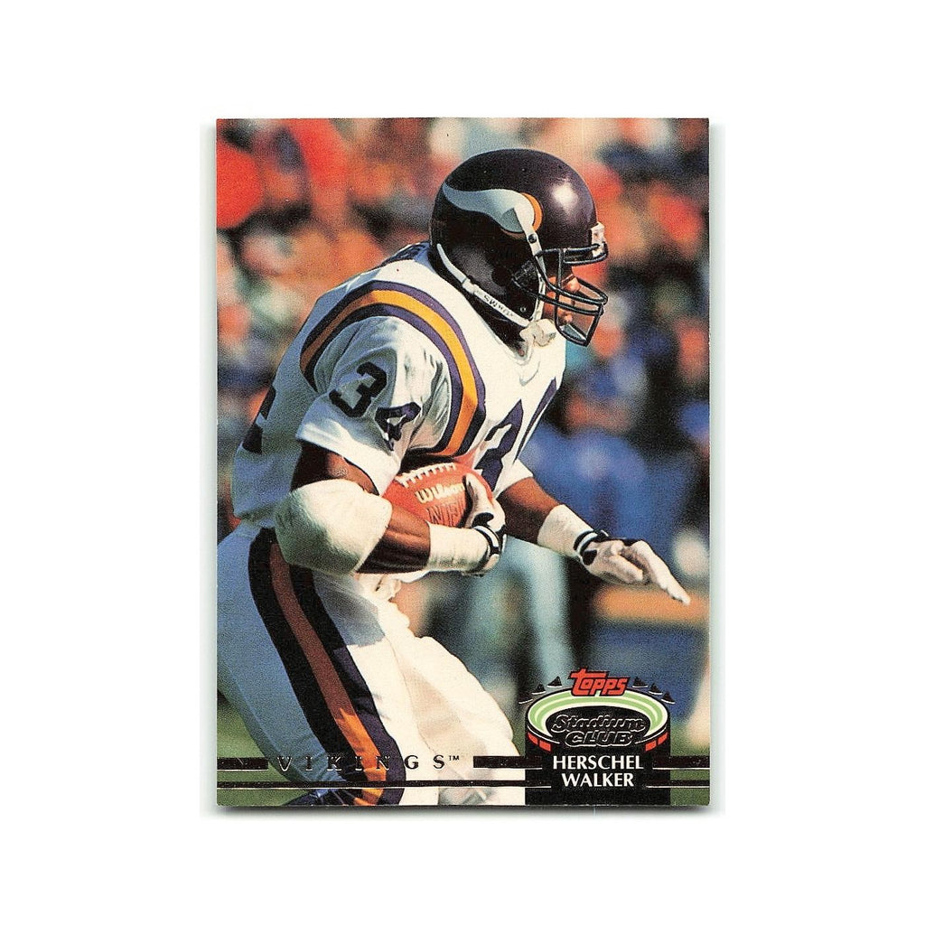 Herschel Walker 1992 Stadium Club #72 Minnesota Vikings Football Card NM