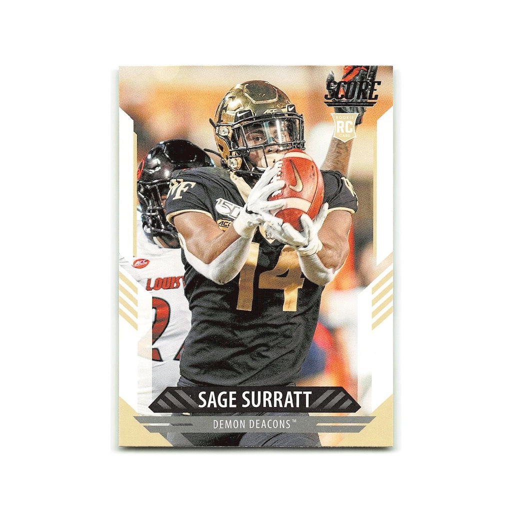 Sage Surratt Rookie 2021 Score #331 Wake Forest Demon Deacons Football Card NM