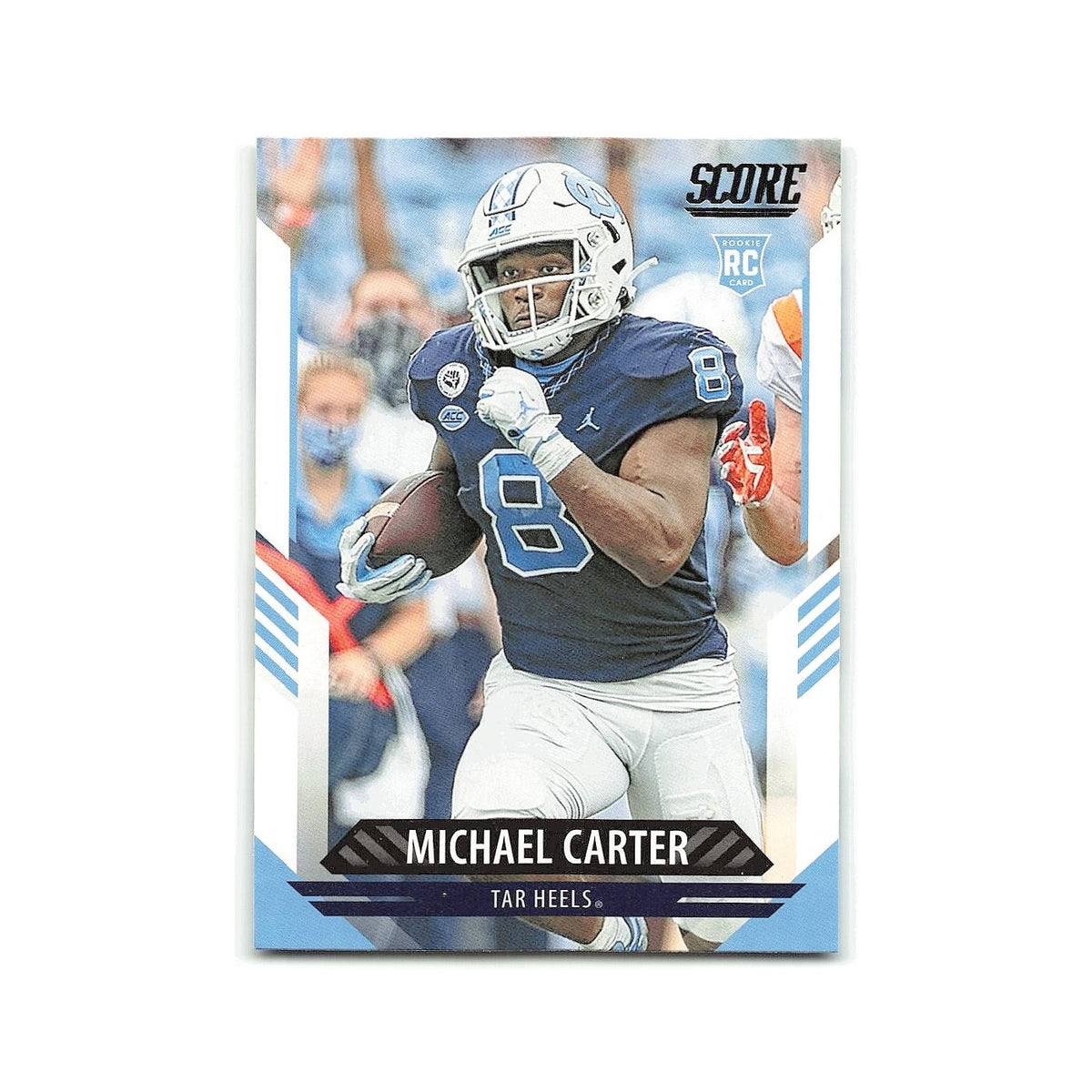 Michael Carter Rookie 2021 Score #316 North Carolina Tar Heels Football Card NM