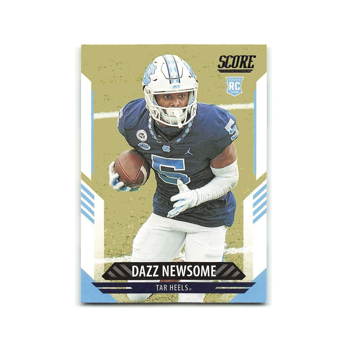 Dazz Newsome Rookie 2021 Score #370 North Carolina Tar Heels Football Card NM