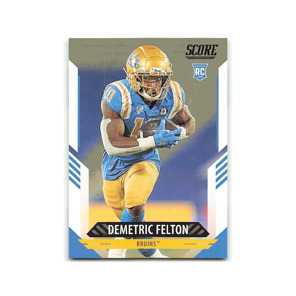Demetric Felton Rookie 2021 Score #319 UCLA Bruins Football Card NM