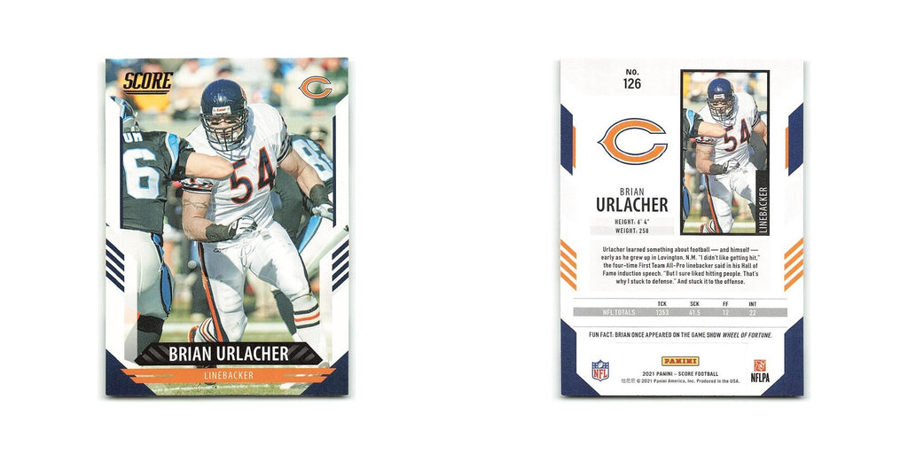 Brian Urlacher 2021 Score #126 Chicago Bears Football Card NM