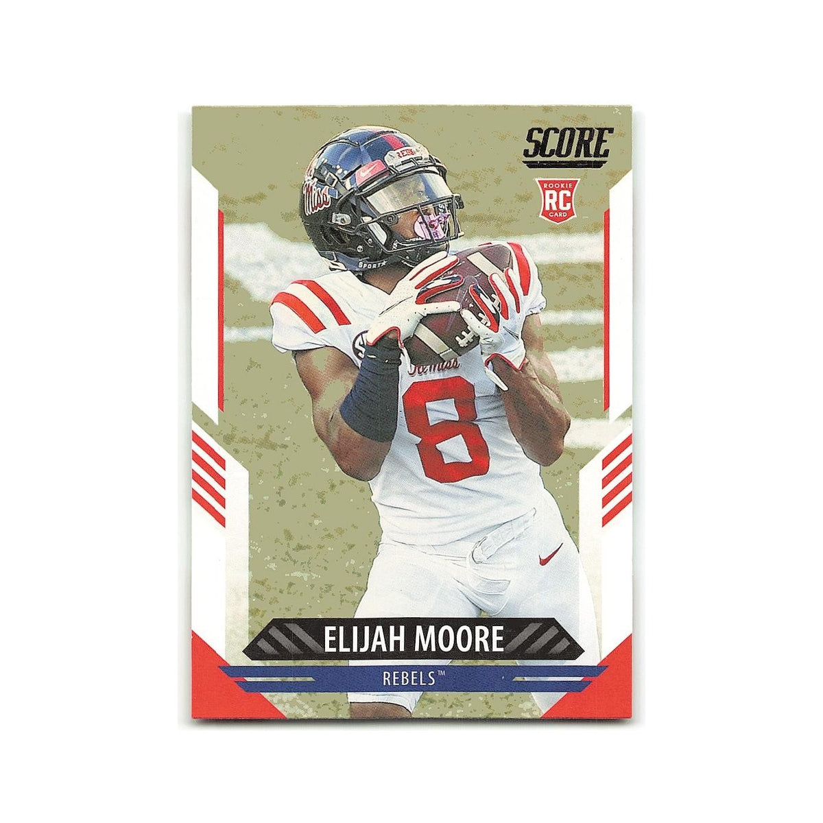 Elijah Moore Rookie 2021 Score #337 Ole Miss Rebels Football Card NM
