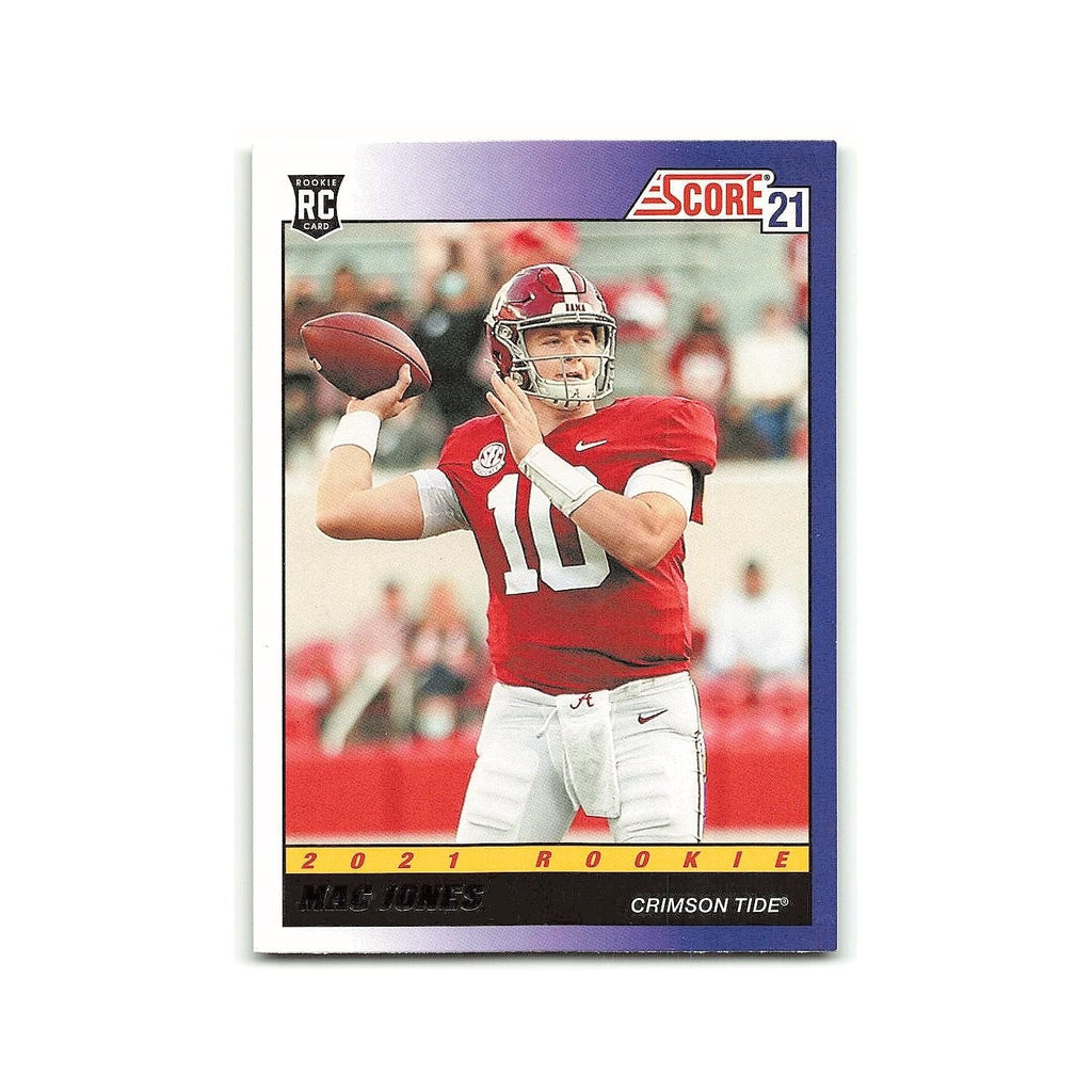 Mac Jones Rookie 2021 Score 1991 Throwback #TB9 Alabama Crimson Tide NM