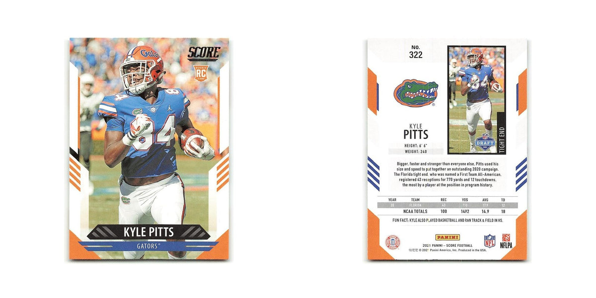 Kyle Pitts Rookie 2021 Score #322 Florida Gators Football Card NM