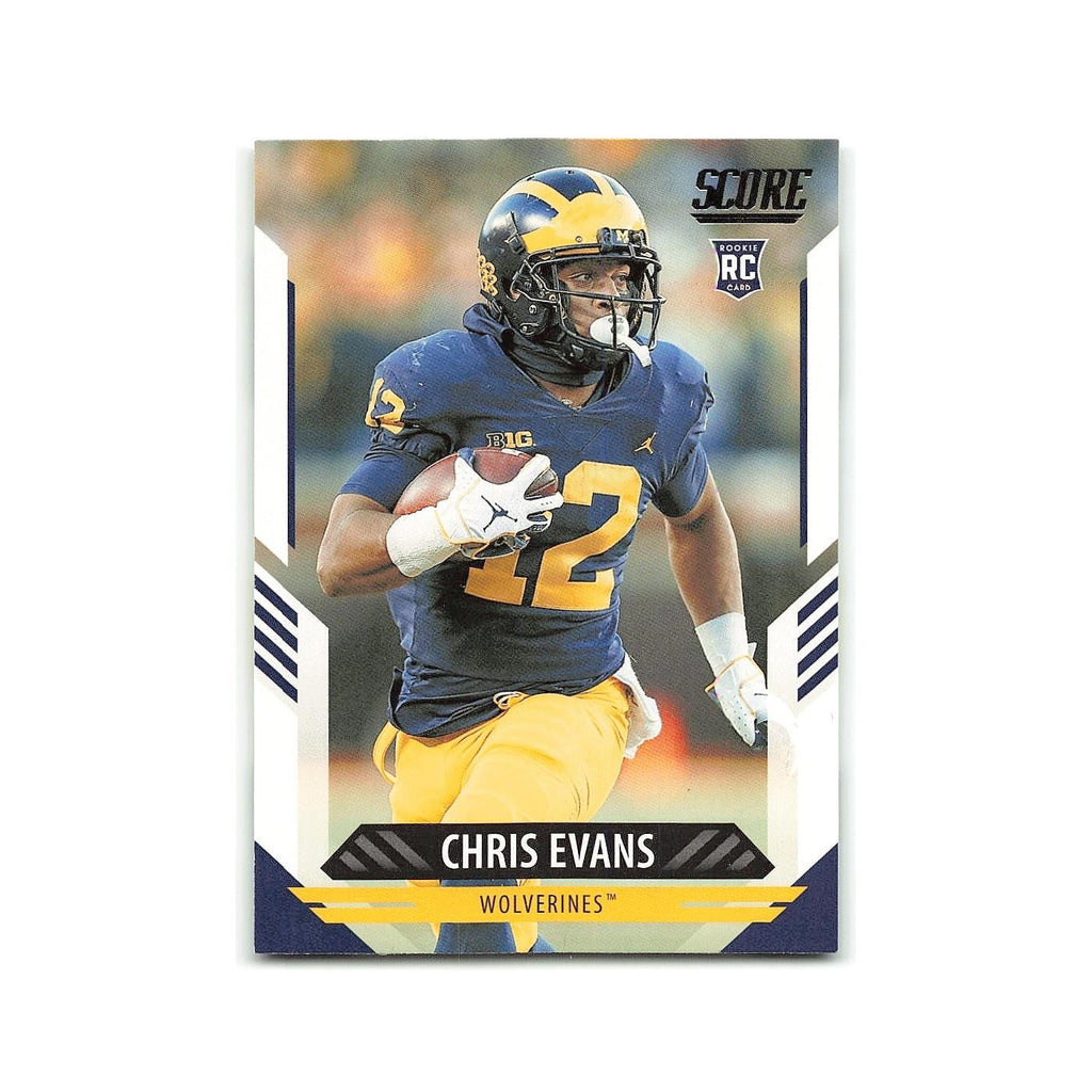 Chris Evans Rookie 2021 Score #380 Michigan Wolverines Football Card NM