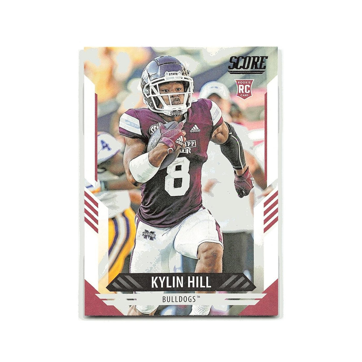 Kylin Hill Rookie 2021 Score #318 Mississippi State Bulldogs Football Card NM