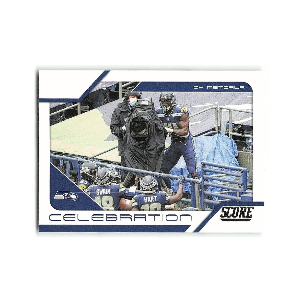 DK Metcalf Camera 2021 Score Celebrations #C7 Seattle Seahawks Football Card NM