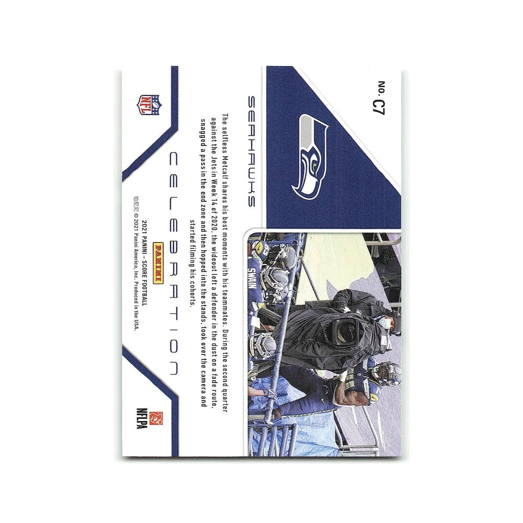 DK Metcalf Camera 2021 Score Celebrations #C7 Seattle Seahawks Football Card NM