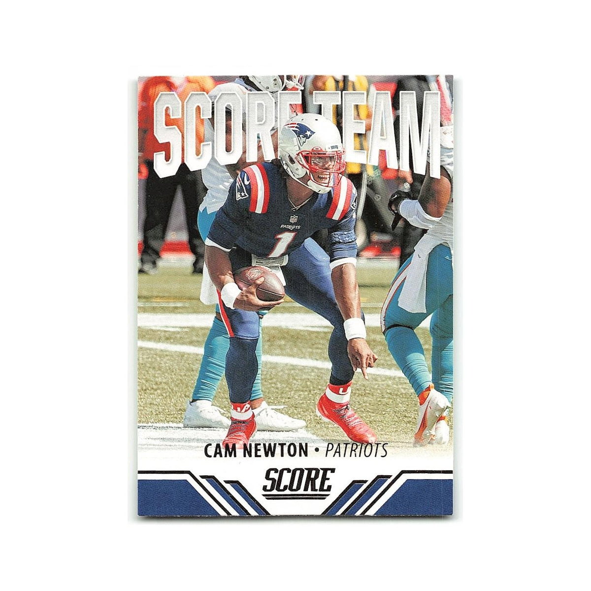 Cam Newton 2021 Score Team #ST24 New England Patriots Football Card NM