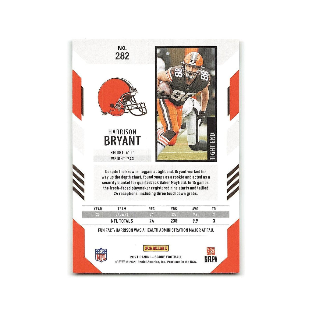 Harrison Bryant 2021 Score #282 Cleveland Browns Football Card NM