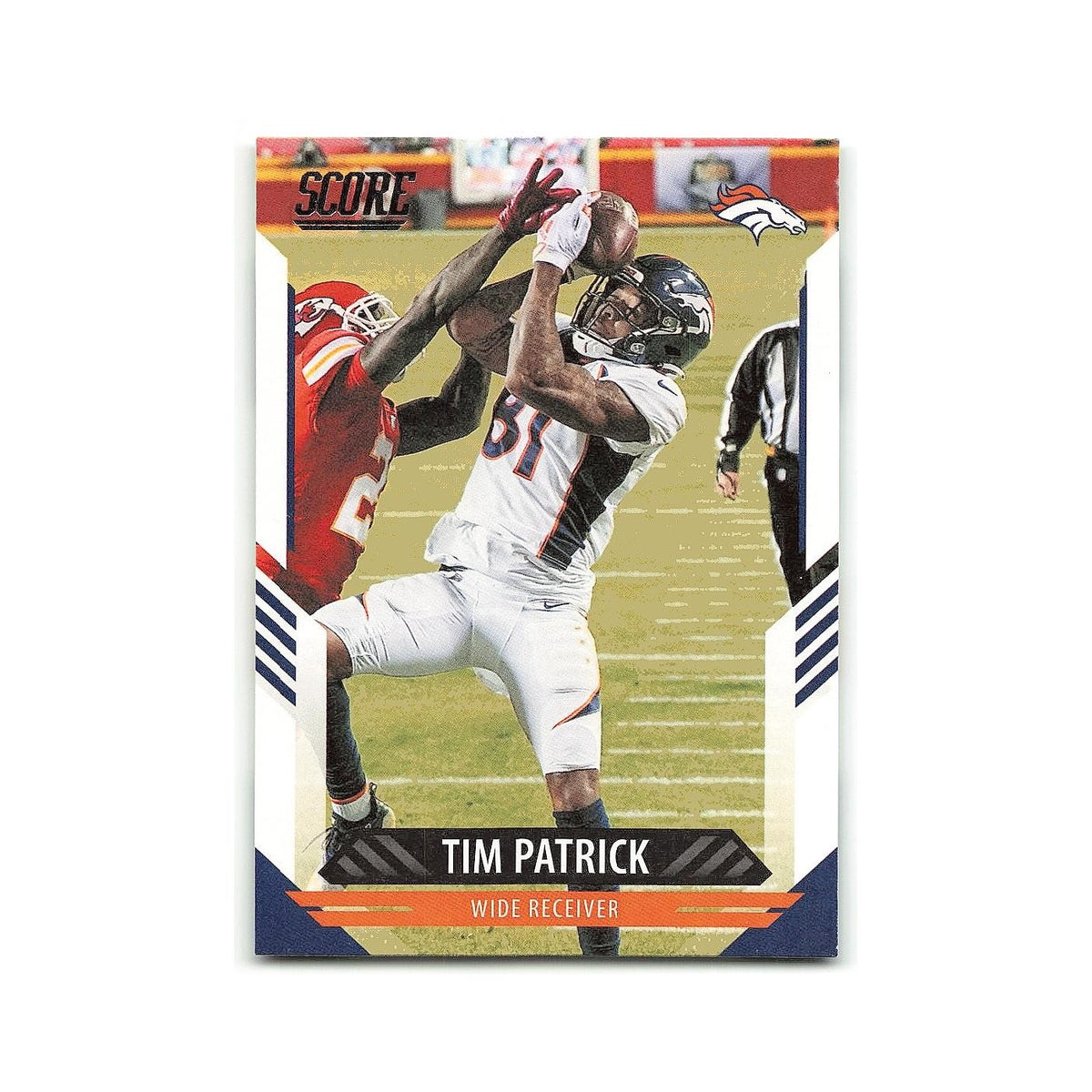 Tim Patrick 2021 Score #220 Denver Broncos Football Card NM