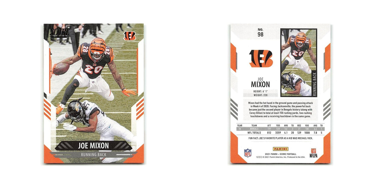 Joe Mixon 2021 Score #98 Cincinnati Bengals Football Card NM