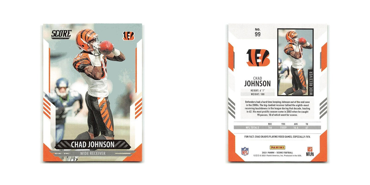 Chad Johnson 2021 Score #99 Cincinnati Bengals Football Card NM