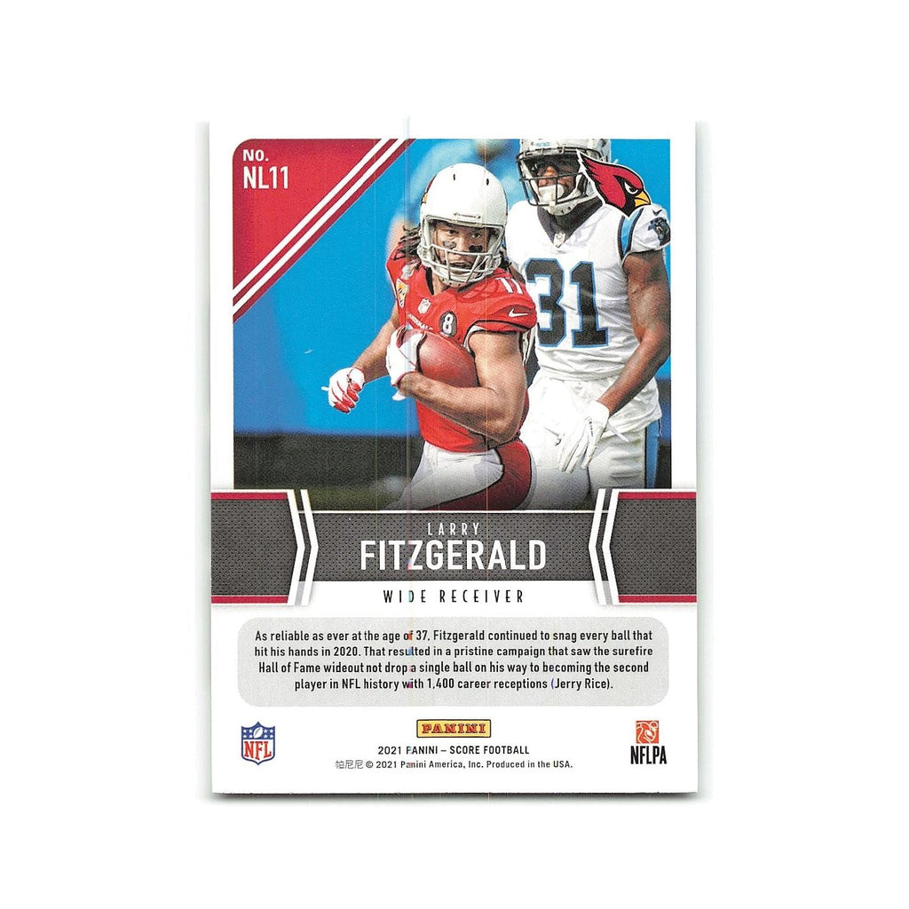 Larry Fitzgerald 2021 Score Next Level Stats #NL11 Arizona Cardinals NM