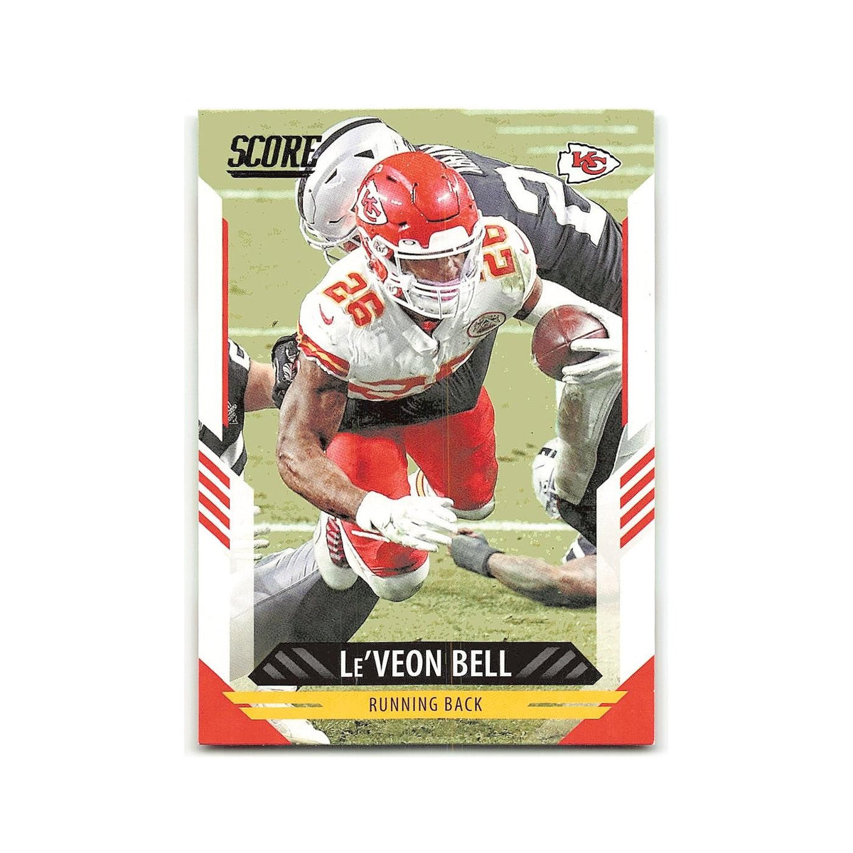 Le'Veon Bell 2021 Score #4 Kansas City Chiefs Football Card NM