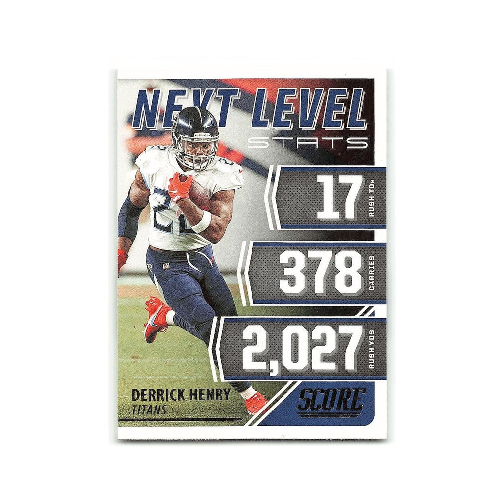 Derrick Henry 2021 Score Next Level Stats #NL17 Tennessee Titans NM