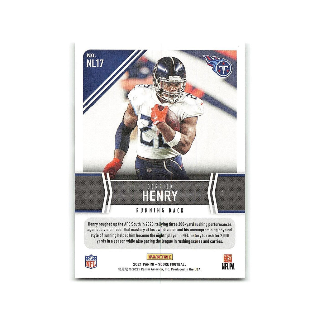 Derrick Henry 2021 Score Next Level Stats #NL17 Tennessee Titans NM