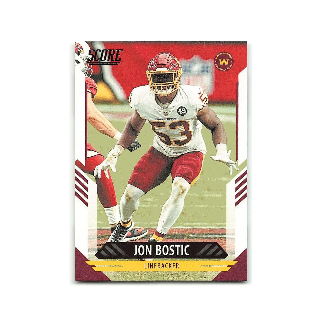 Jon Bostic 2021 Score #86 Washington Football Team Football Card NM
