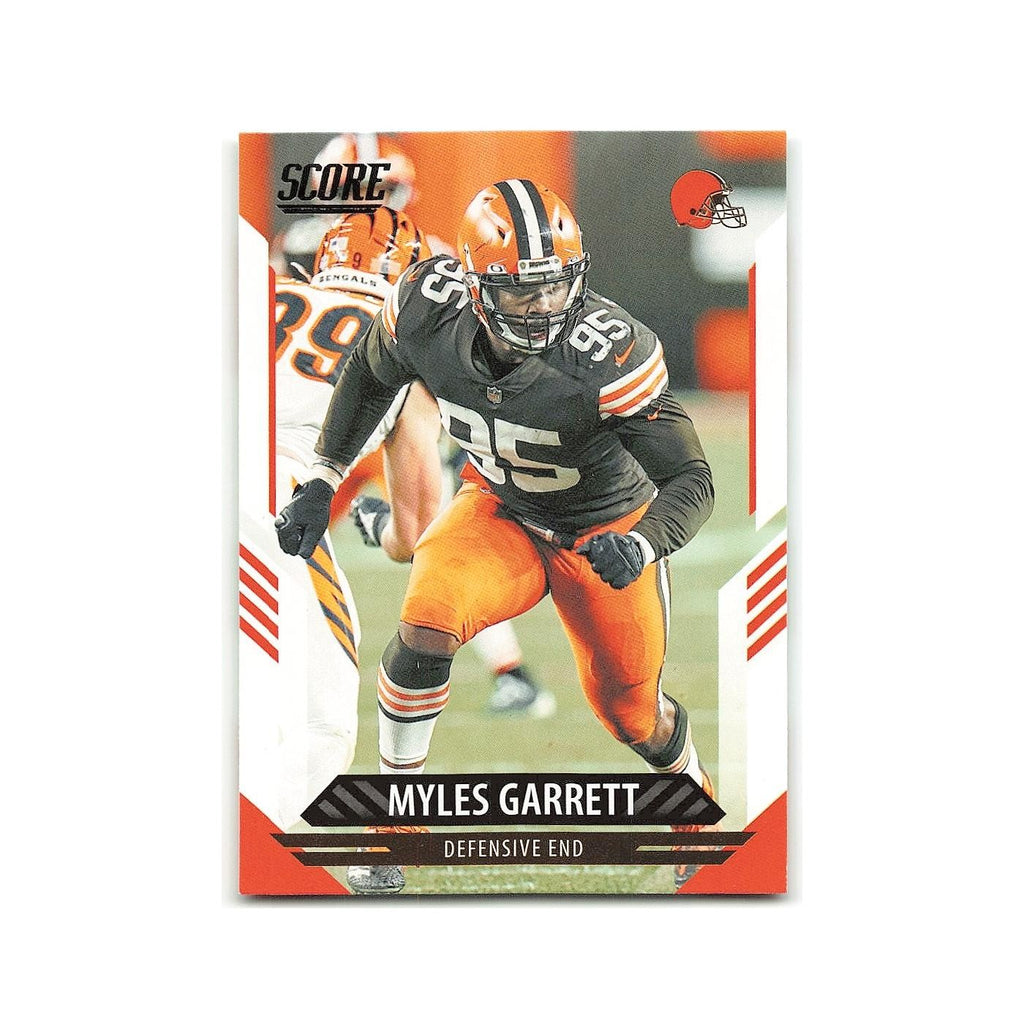 Myles Garrett 2021 Score #108 Cleveland Browns Football Card NM