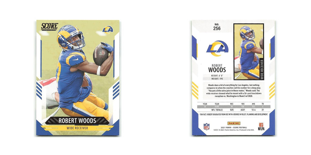 Robert Woods 2021 Score #256 Los Angeles Rams Football Card NM