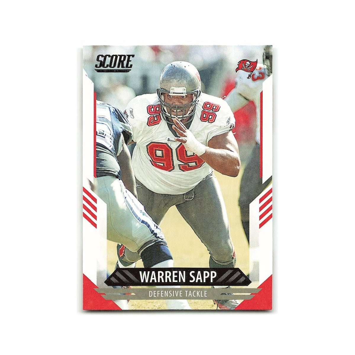 Warren Sapp 2021 Score #19 Tampa Bay Buccaneers Football Card NM