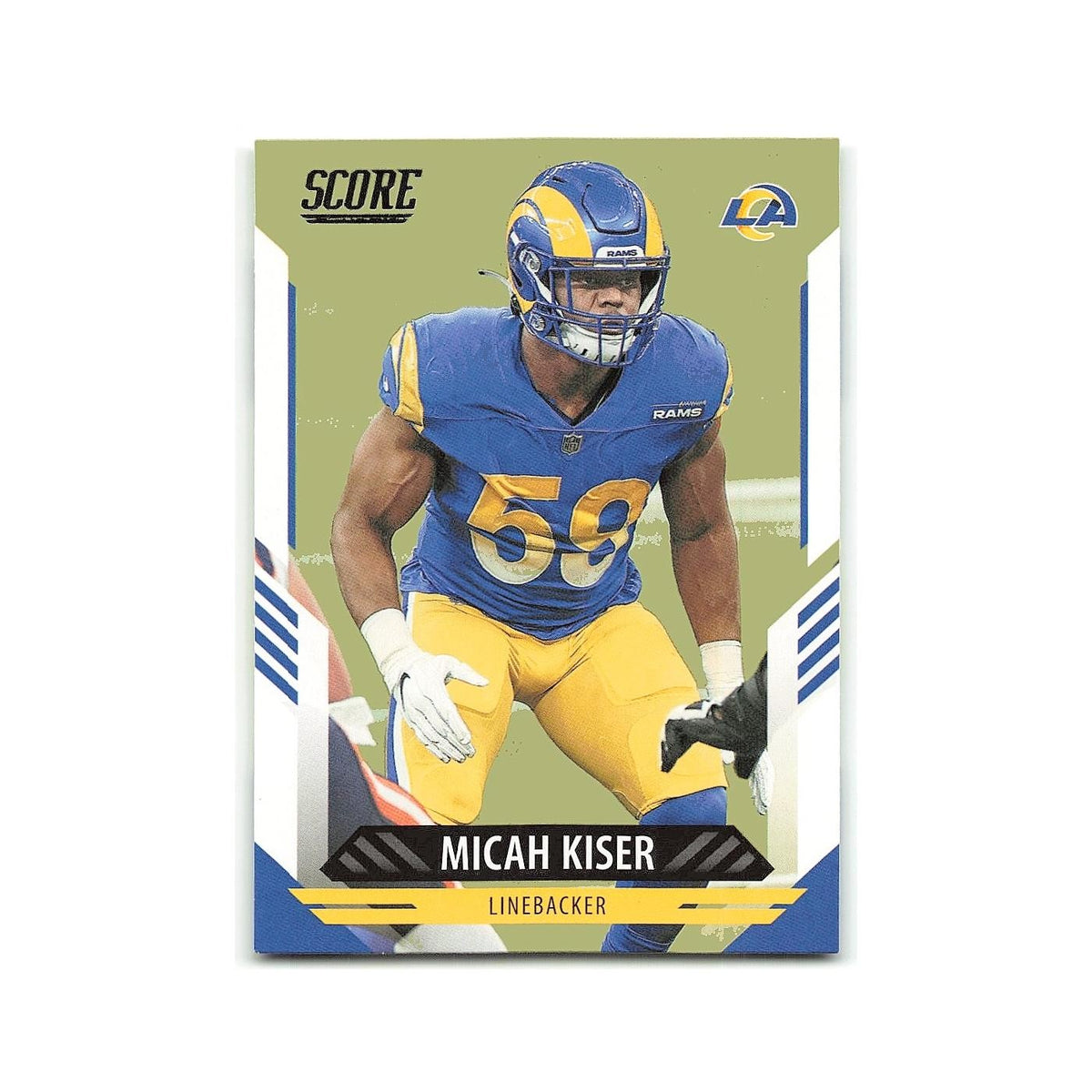 Micah Kiser 2021 Score #254 Los Angeles Rams Football Card NM