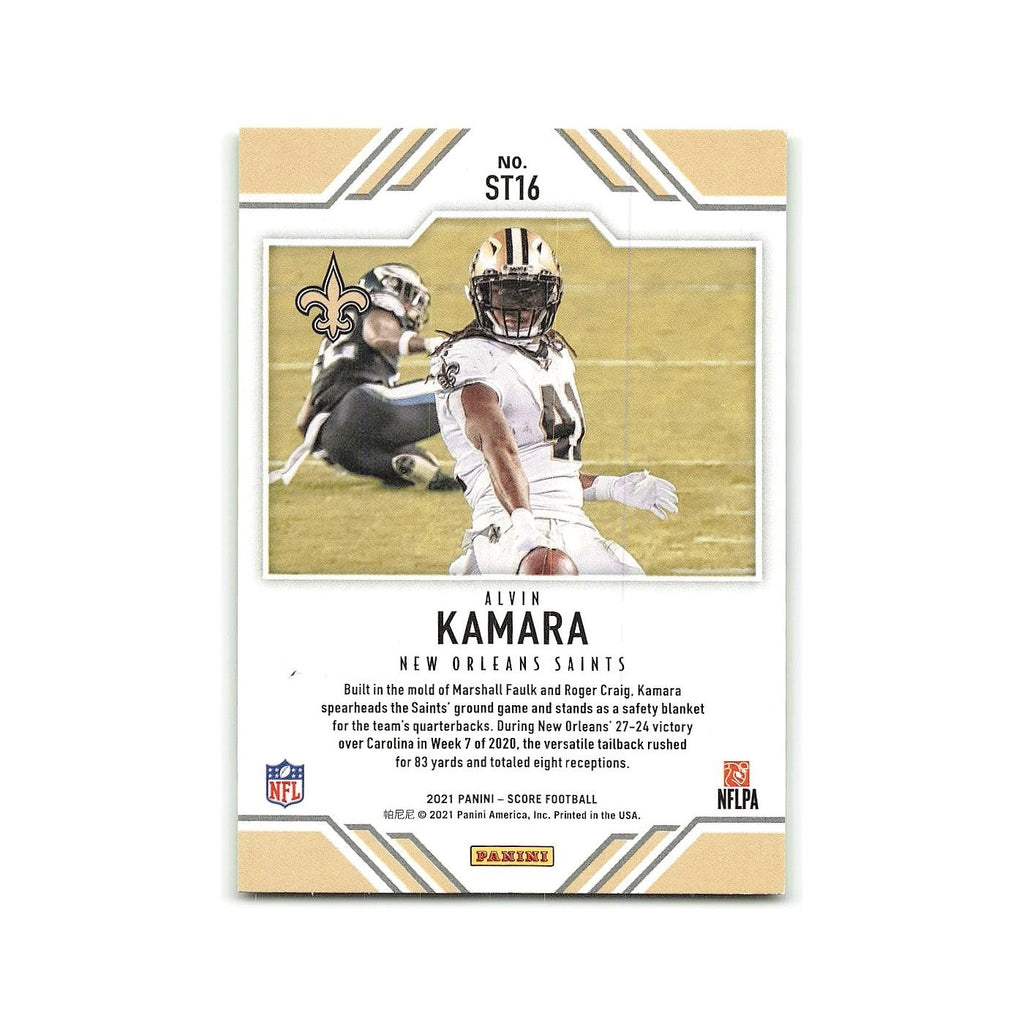 Alvin Kamara 2021 Score Team #ST16 New Orleans Saints Football Card NM