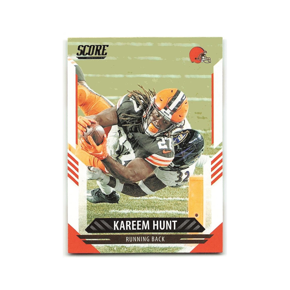 Kareem Hunt 2021 Score #109 Cleveland Browns Football Card NM