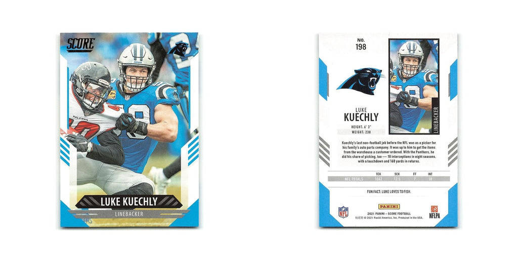Luke Kuechly 2021 Score #198 Carolina Panthers Football Card NM